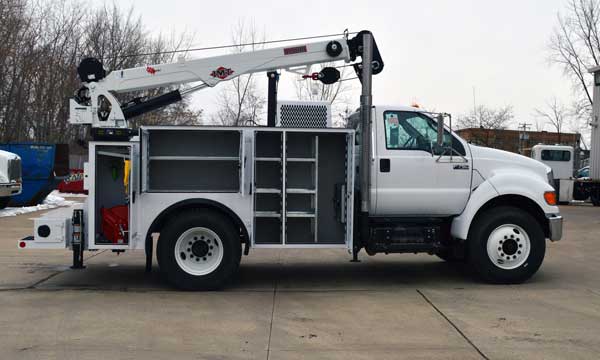 Ford f750 service truck #3